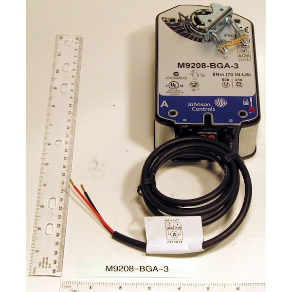 Johnson Controls M9208-Bga-3 Rotary Actuator; 53 M9208-BGA- - main